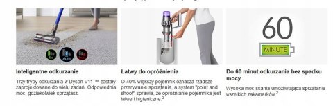 Odkurzacz DYSON V11 ABSOLUTE BEZPRZEWODOWY