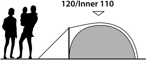 Namiot turystyczny Outwell Cloud 2 GW FV MEGA HiT