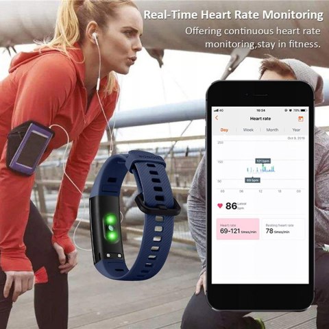 Smartwatch Honor Band 5 niebieski FV MEGA OKAZJA!