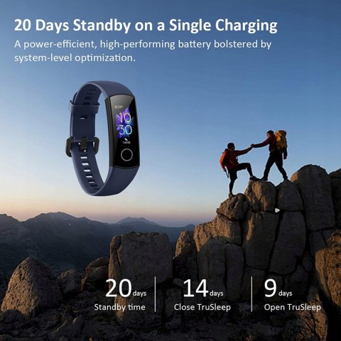 Smartwatch Honor Band 5 niebieski FV MEGA OKAZJA!