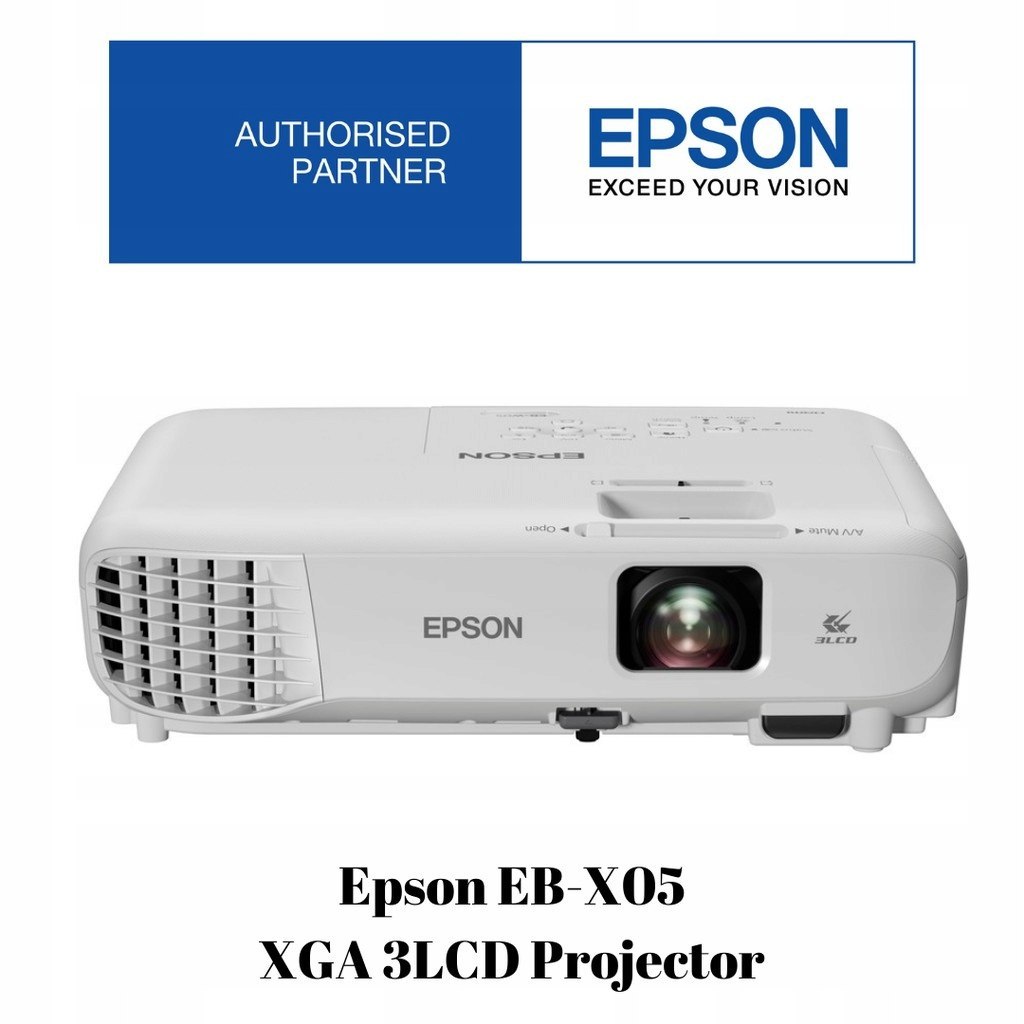 Projektor Epson EB-X05 3300ANSI XGA FV23% NOWY !