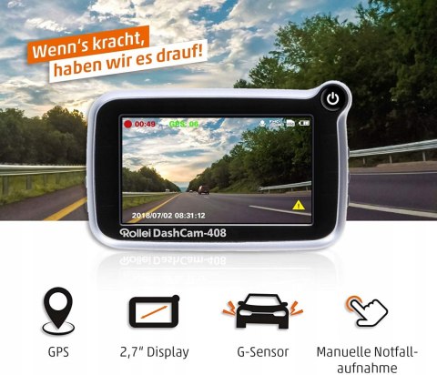 Kamera samochodowa Rollei CarDVR-408 GW FV OKAZJA!