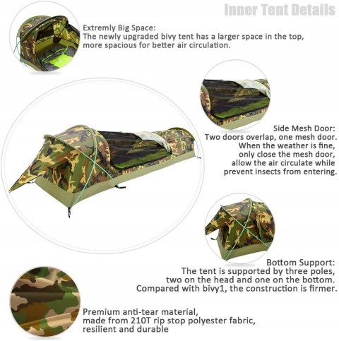 Namiot ekspedycyjny GEERTOP BIVVY GW FV MEGA HiT!
