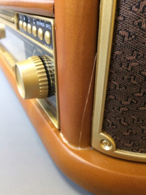 GRAMOFON DENVER MCR-50 CD USB RETRO WOOD OKAZJA!