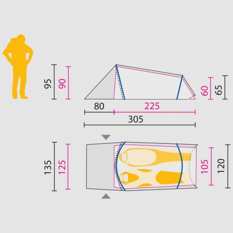 Namiot Jack Wolfskin GOSSAMER II GW FV OKAZJA!