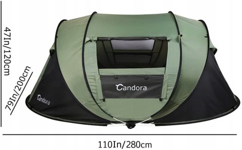 Namiot turystyczny Candora 4 Pop Up GW FV MEGA HiT
