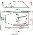 Namiot turystyczny Coleman Darwin 3 plus GW FV HiT