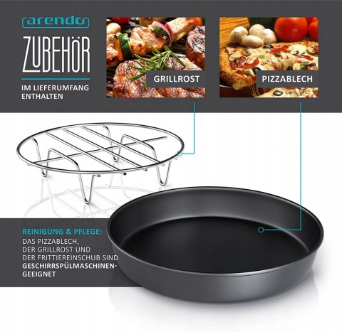 Frytkownica Beztłuszczowa Arendo FRYDAY 3,2l 1400W