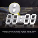 Zegar ścienny 3D LED zdalne sterowanie budzik HIT!
