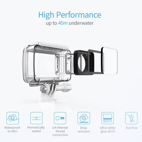 Kamera sportowa XIAOYI 4K+ I WODOODPORNY CASE KIT!