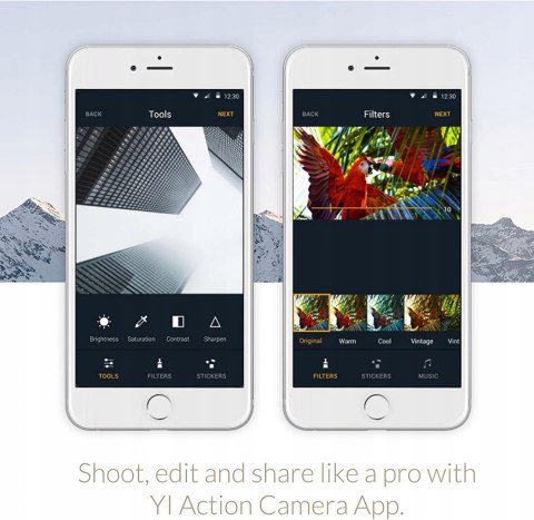 Kamera sportowa Xiaoyi Yi Action Camera Kit 4K UHD