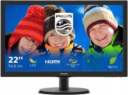 MONITOR PHILIPS 223V5LHSB2 FULLHD DO BIURA OKAZJA!