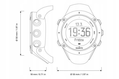Zegarek Suunto Ambit 3 Peak SS020677000 czarny GW