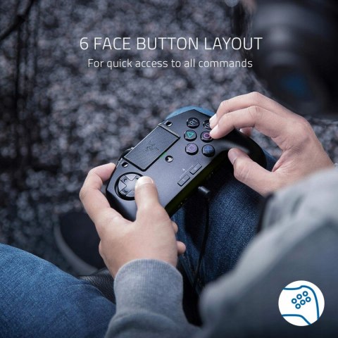 Pad przewodowy PS4 Razer Raion Fightpad czarny HIT Pad przewodowy PS4 Razer Raion Fightpad czarny HIT