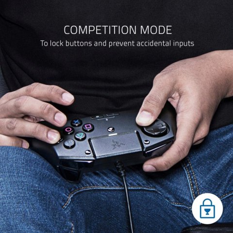 Pad przewodowy PS4 Razer Raion Fightpad czarny HIT Pad przewodowy PS4 Razer Raion Fightpad czarny HIT
