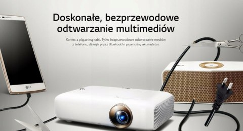 Mini projektor LG PH550G DLP ANSI 550 3D FV23% !