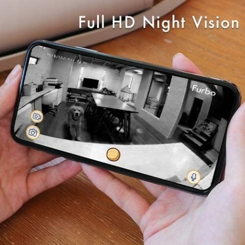 Kamera IP dla psów Furbo 2 Dog Camera 1080p Kamera IP dla psów Furbo 2 Dog Camera 1080p