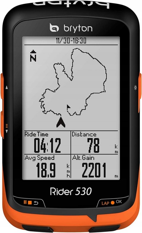 Licznik rowerowy bezprzewodowy BRYTON RIDER 530T