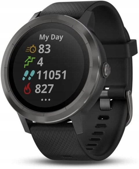 Zegarek sportowy Garmin Vivoactive 3 czarny GW FV!