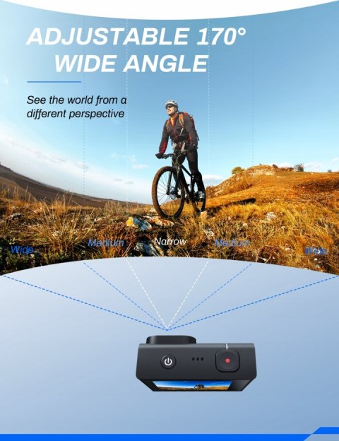 HIT! Kamera sportowa 4K 50FPS Crosstour CT9500