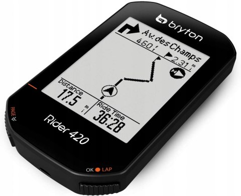 Licznik rowerowy bezprzewodowy BRYTON Rider 420T