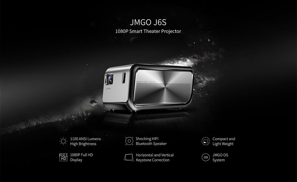 Projektor JMGO J6S Netflix DLP 1100 ANSI lumenów