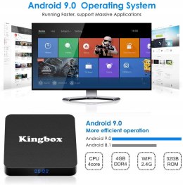 TV box Kingbox K4S Android 9.0 4GB RAM + 32GB ROM