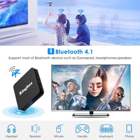TV box Kingbox K4S Android 9.0 4GB RAM + 32GB ROM