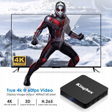 TV box Kingbox K4S Android 9.0 4GB RAM + 32GB ROM