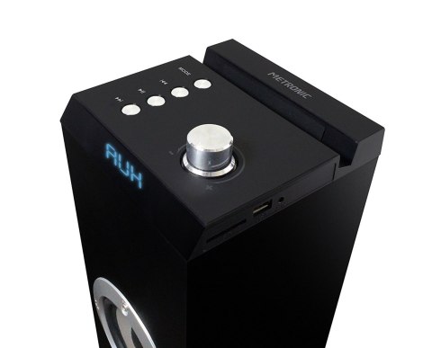 WIEŻA METRONIC 477091 160W BT USB AUX BLACK HIT!