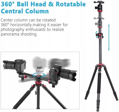 HIT! Aluminiowy statyw tripod Neewer 191 cm