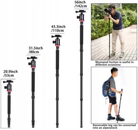 HIT! Aluminiowy statyw tripod Neewer 191 cm