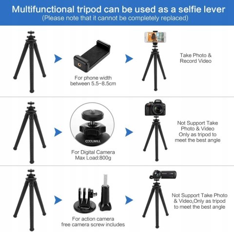 HIT! Statyw elastyczny Coolway UFO 750