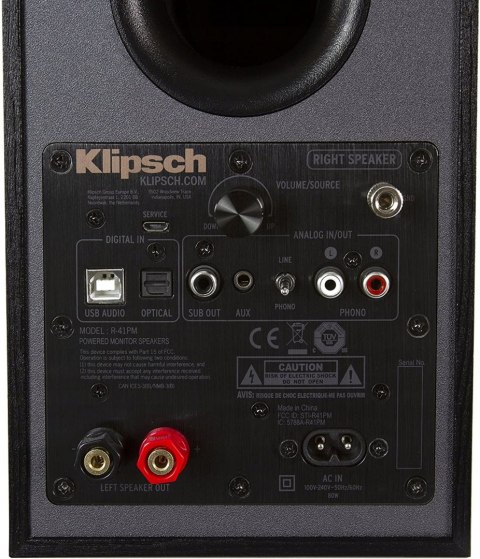 KOLUMNY KLIPSCH R-41PM BLUETOOTH BLACK OKAZJA HIT!