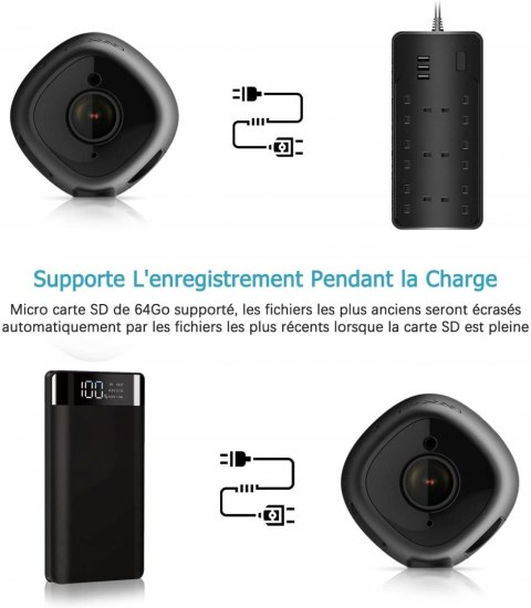 Mini kamera szpiegowska Espion 1080p