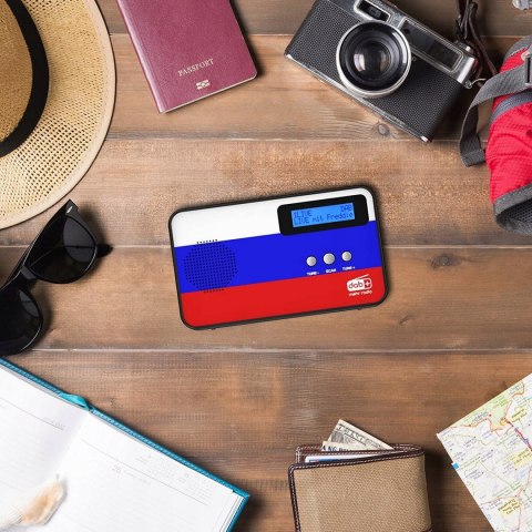 RADIO SKY VISION DAB+ 100 FLAGA ROSJI OKAZJA HIT!