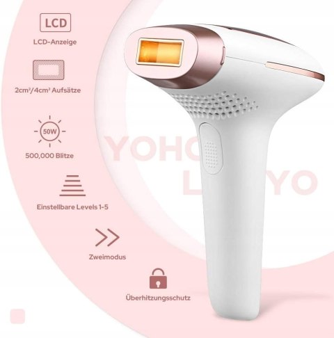 DEPILATOR LASEROWY YAHOOLYO IPL WHITE OKAZJA HIT!