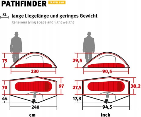 Namiot Wechsel Pathfinder Travel Line 1 osobowy
