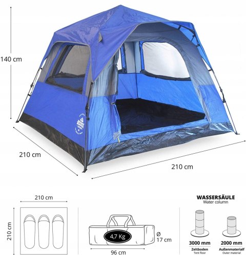 Namiot turystyczny Lumaland Comfort 3 MEGA OKAZJA!