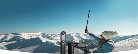 Sferyczna kamera sportowa 3D QooCam 4K UHD