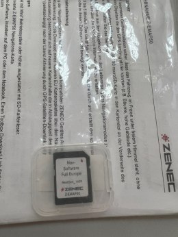 Mapa Europa Zenec Z-Emap50 karta pamięci SD 8GB!