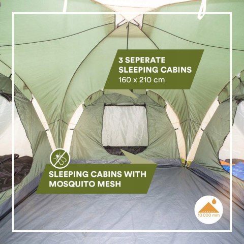 Namiot rodzinny Skandika Daytona 6 GW FV MEGA HiT!