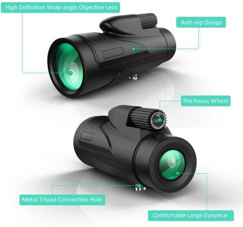 OKAZJA! Teleskop monokular Tencoz 12 x 50 HD