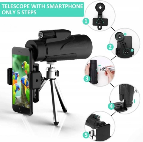 OKAZJA! Teleskop monokular Tencoz 12 x 50 HD