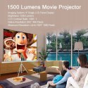 Projektor Huiheng 1500 lumen Kontrast 1000: 1 LUX!