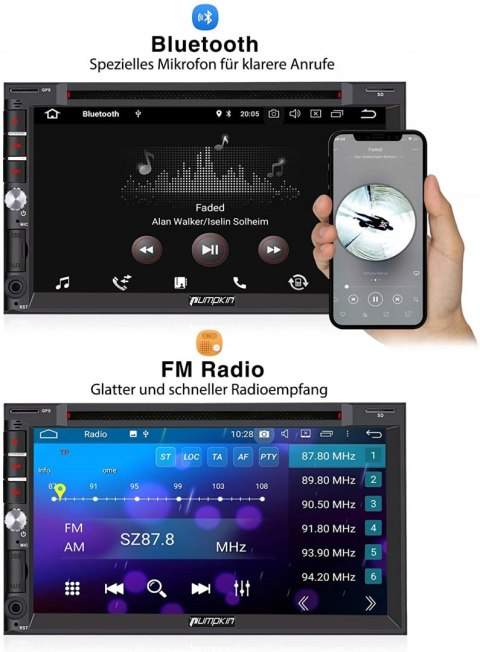 RADIO SAMOCHODOWE PUMPKIN ANDROID 8.0 BT CD HIT! RADIO SAMOCHODOWE PUMPKIN ANDROID 8.0 BT CD HIT!