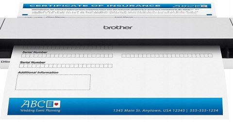 BROTHER DS-620 szczelinowy skaner mobilny GW