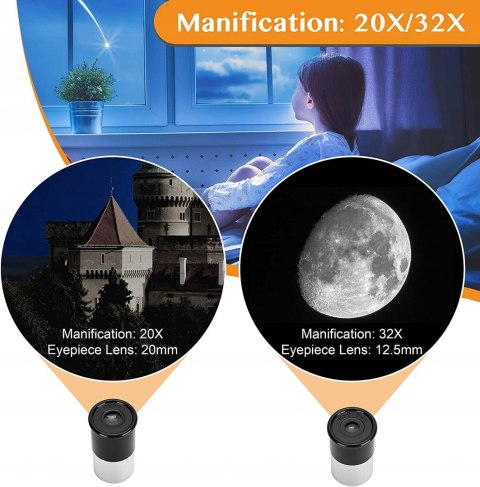 HIT! Teleskop dla dzieci AOMEKIE F40040M