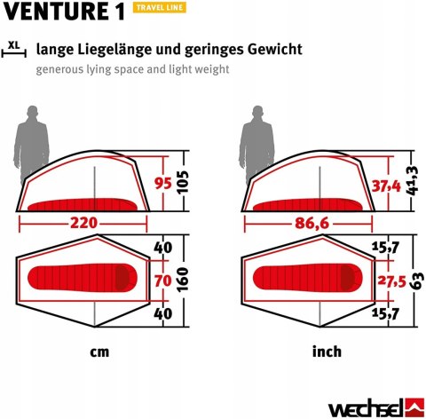 Namiot ekspedycyjny Wechsel Venture 1 GW FV OKAZJA