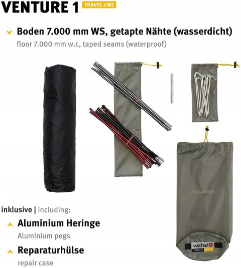 Namiot ekspedycyjny Wechsel Venture 1 GW FV OKAZJA